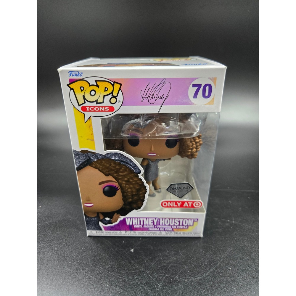 Funko Pop Icons Whitney Houston 70 Diamond Collection Target Exclusive New